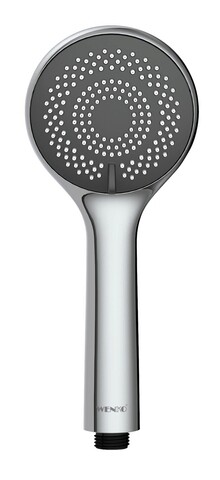 Para de dus, wenko, water saving, Ø 9.5 cm, plastic, gri