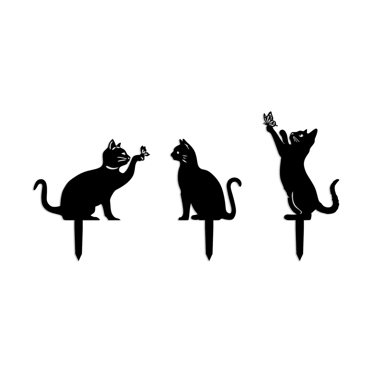 Obiect decorativ de grădină, Fam 06, Negru - imagine 4