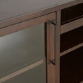 Comoda TV, Starmore, L.178 l.46 H.89, metal/lemn/sticla, maro