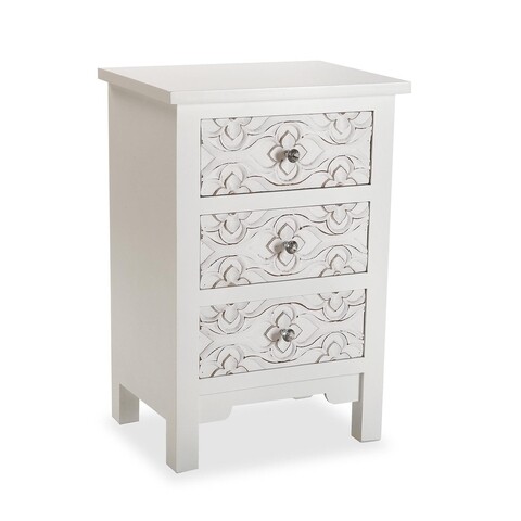 Comoda cu 3 sertare Murillo, Versa, 75 x 30 x 75 cm, lemn,
