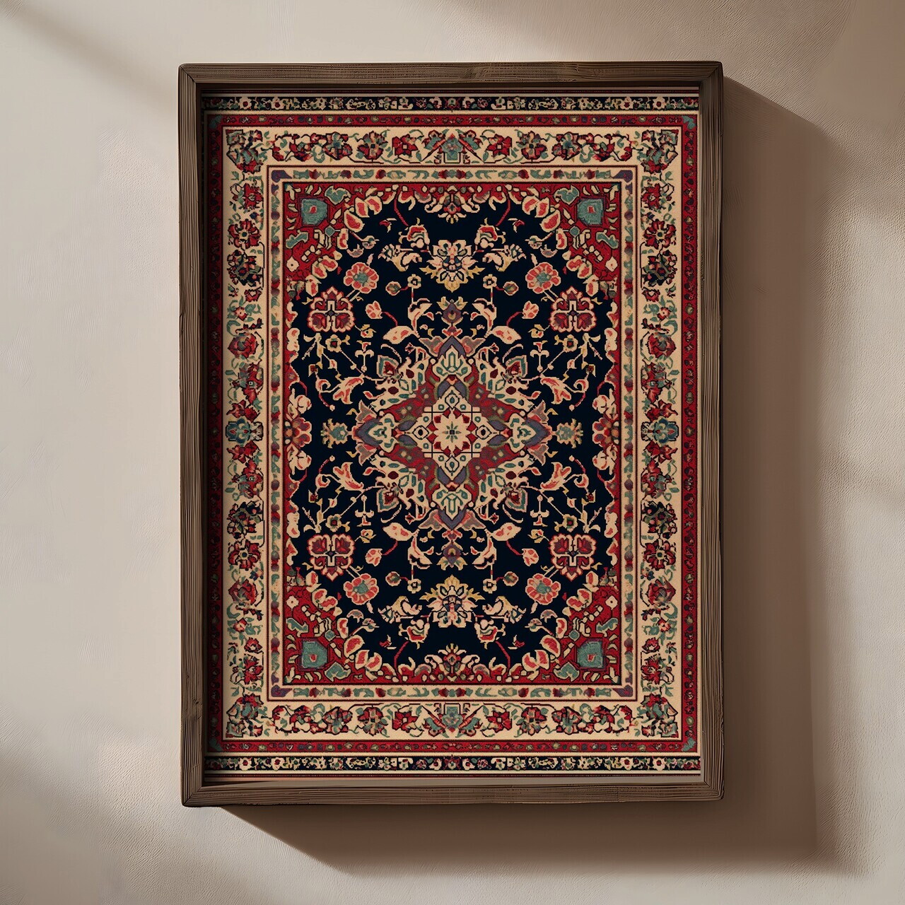 Tablou decorativ, TUN082-L, MDF, Lemn, Multicolor