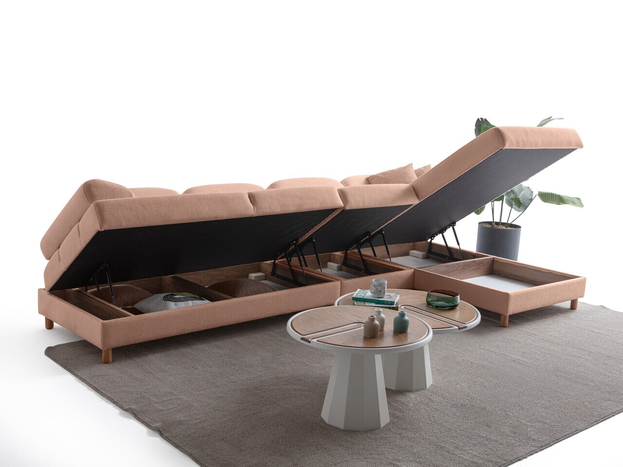 Coltar, Atelier del Sofa, 752EST1426, Roz prafuit — imaginea 6