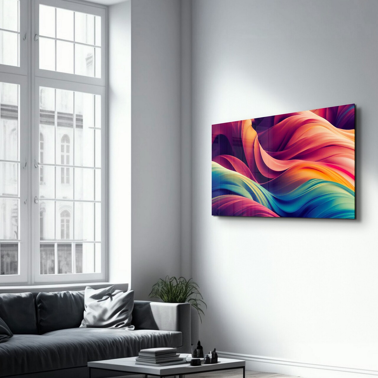 Tablou decorativ, SPR-1344, Dimensiuni: 70 x 110 cm, Multicolor - view 4