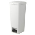 Cos de gunoi cu pedala, Brabantia, StepUp, 40 L, 35.2x28x66.6 cm, polipropilena, gri deschis