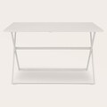 Masa pliabila dreptunghiulara, Breeze, L.120 l.80 H.73, aluminiu, alb