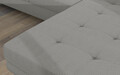 Coltar extensibil dreapta 4 locuri ELTAP, Armd-365, Armando, 289x203x85 cm, lemn/poliester, gri