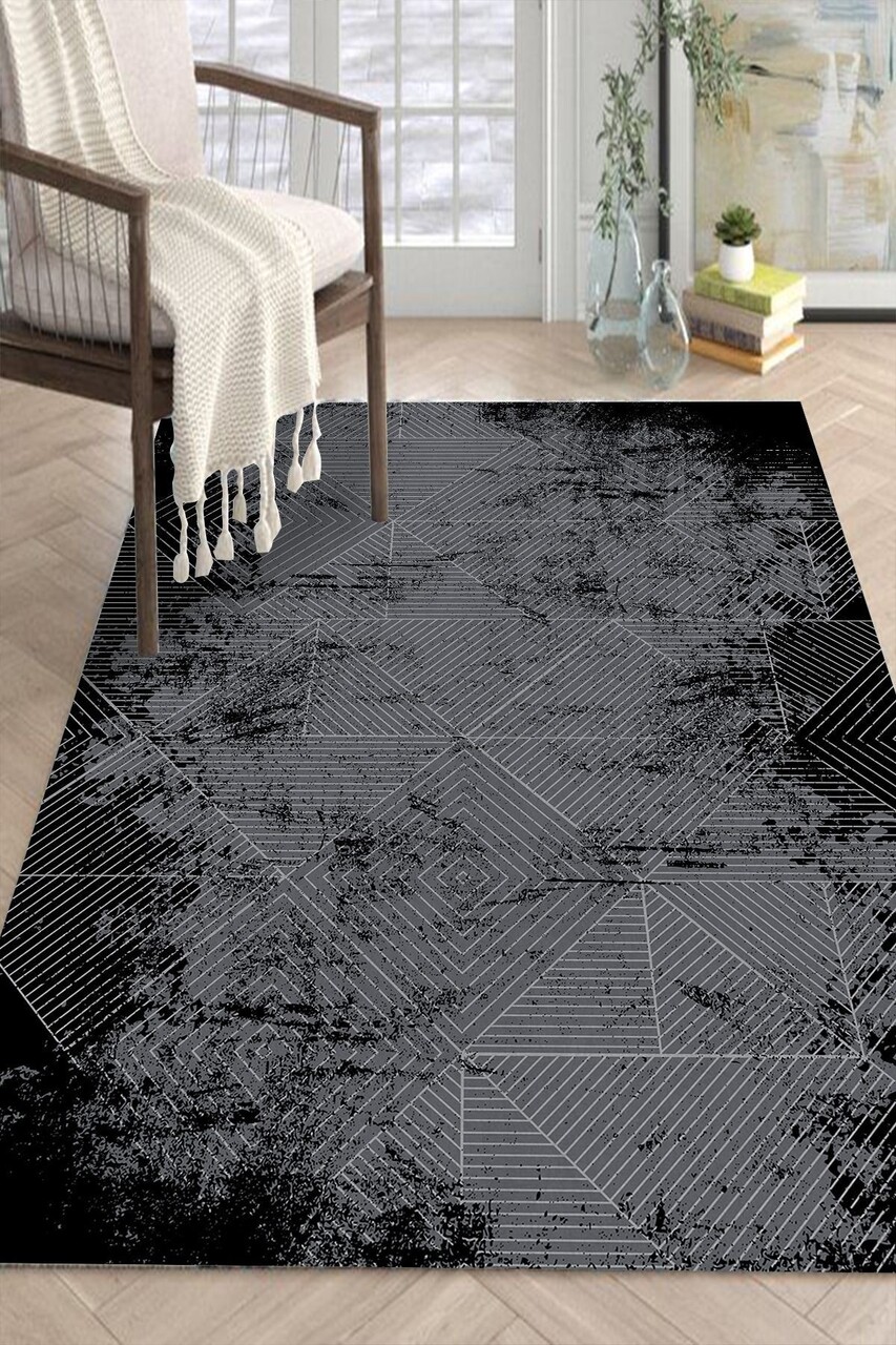 Covor, CLR-0000283-011, 120x180 cm, Poliester, Antracit