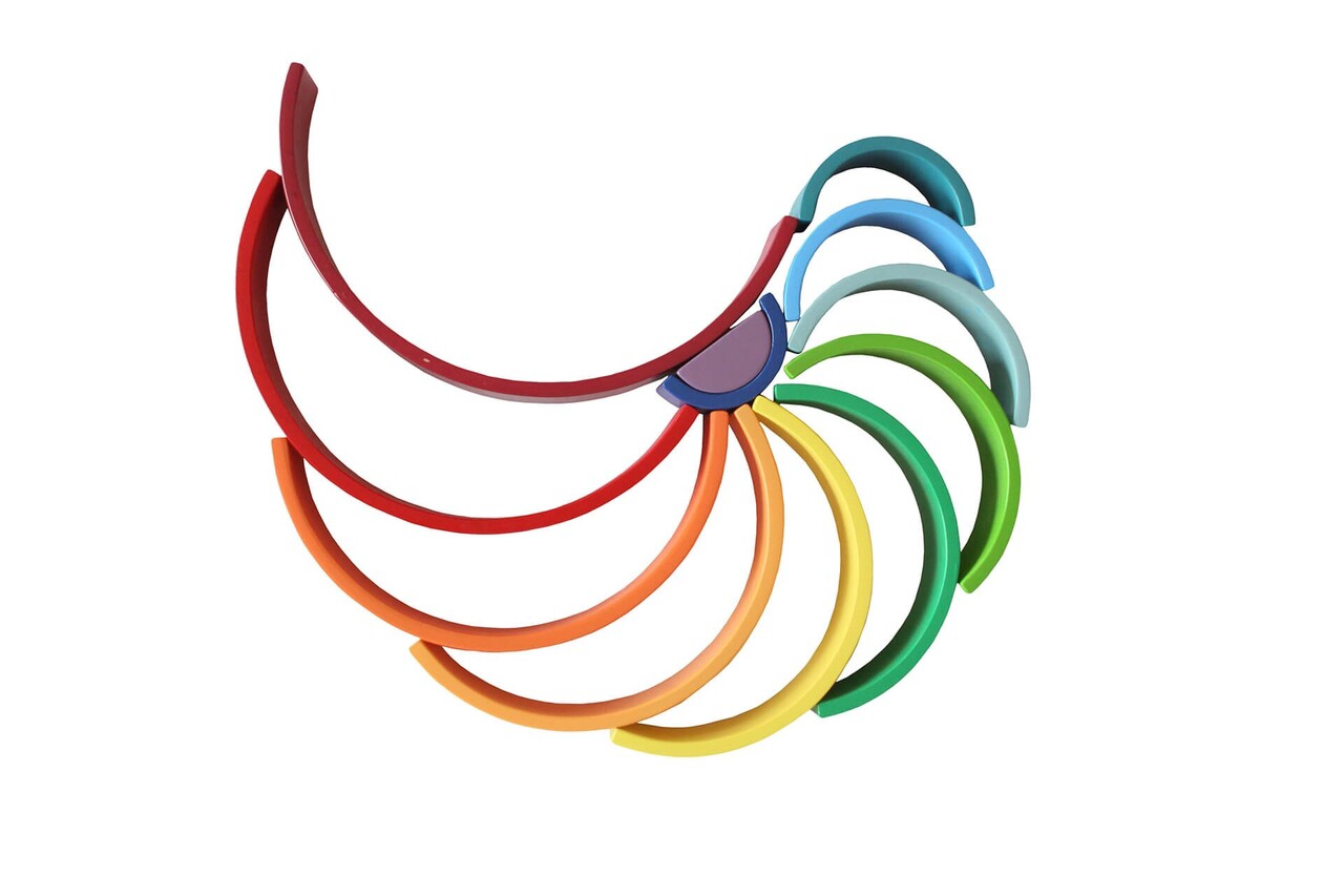 Jucarie pentru landou/carucior, Hanah Home, Waldorf, 40x20x7 cm, Multicolor - view 4