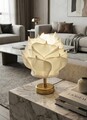 Lampa de masa, L'essentiel Maison, 627GNT1020, Alb / Aur antic