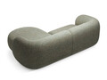 Coltar dreapta 2 locuri, Kate, Micadoni, 255x176x76 cm, tesatura structurata, verde muschi melanj