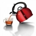 Ceainic cu fluier, Berlinger Haus, 3 L, inox,  Burgundy