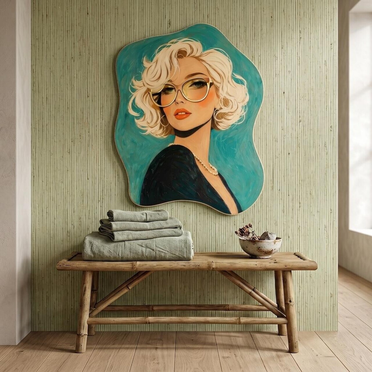 Tablou decorativ, ART3DCNCMDL6, Imprimare digitala, Multicolor