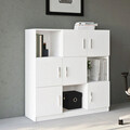 Dulap multifunctional, Locelso, VO7, 119.9x121.8x37.6 cm, Alb