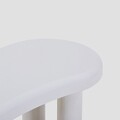 Masuta de cafea Alto, Homla, 100x60x45 cm, MDF, gri lucios