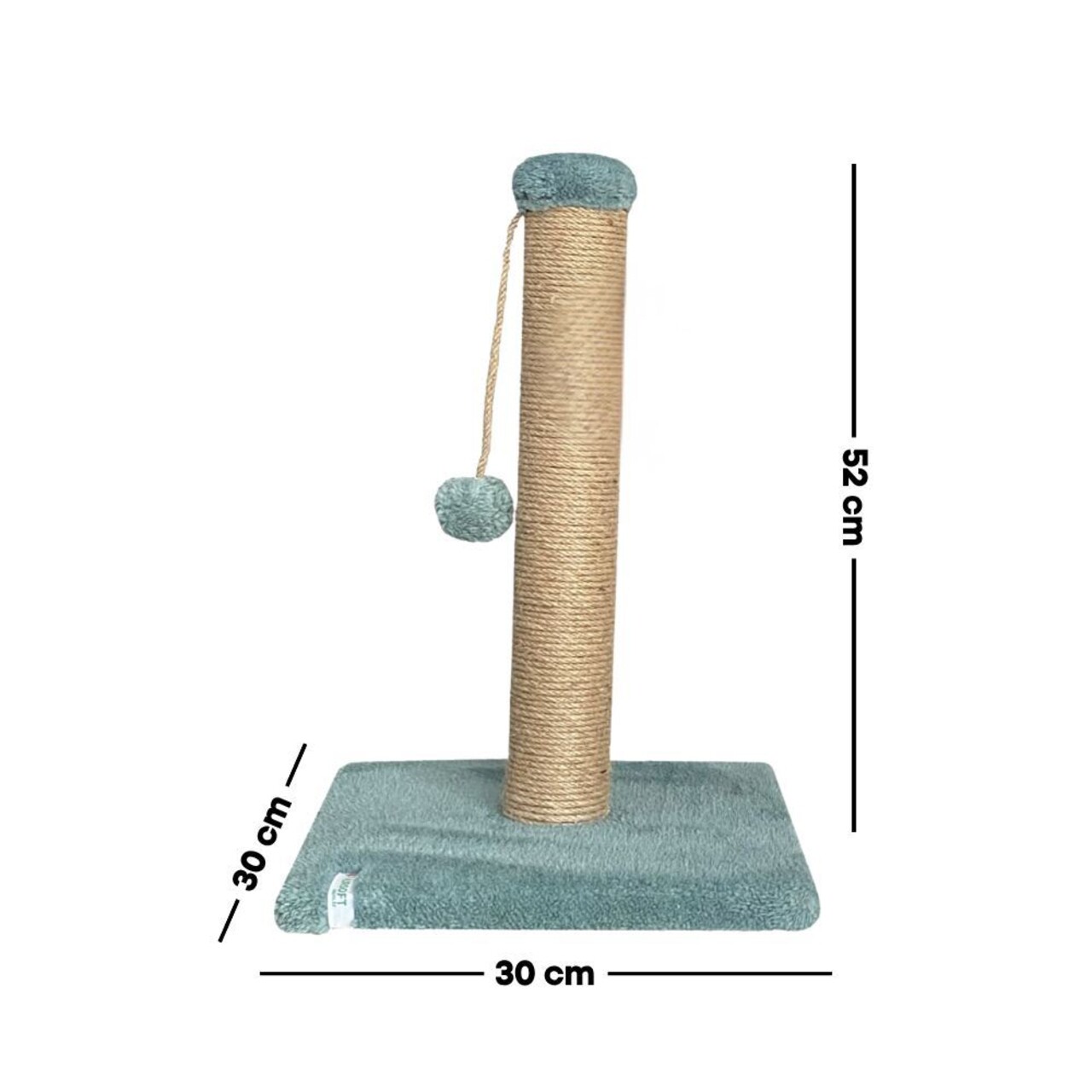 Zgarietor pentru pisici, Paws &amp; Whiskers, Luca, Turcoaz - imagine 3