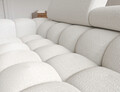Coltar extensibil dreapta 3 locuri ELTAP, RT-01ROY, Felro, 285x181x93 cm, lemn/poliester, alb