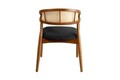Scaun, Nordure, Lima, 54x75x50 cm, Lemn, Stejar / Negru
