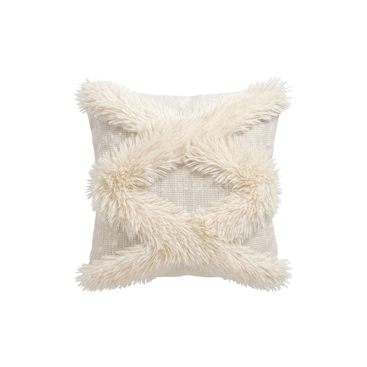Husa de perna, Morocco 43, 43x43 cm, 65% POLIESTER RECICLAT/35% IN, Crem — imaginea 3