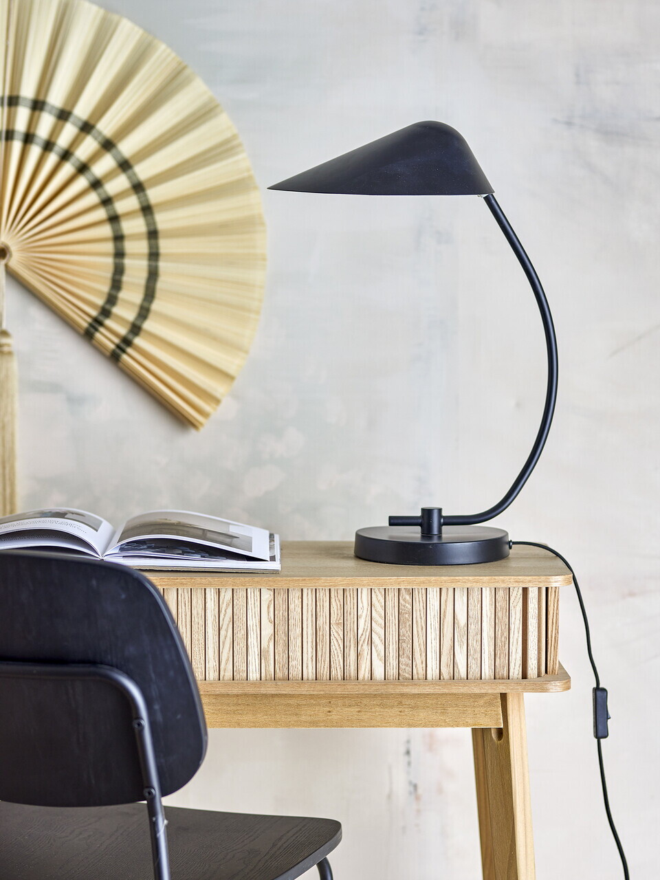 Decoratiune de perete, Bloomingville, Jaime, 75x70 cm, bambus, natural - imagine 4