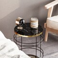 Masuta de cafea, Cerritos, Shb-006, Metal, Negru