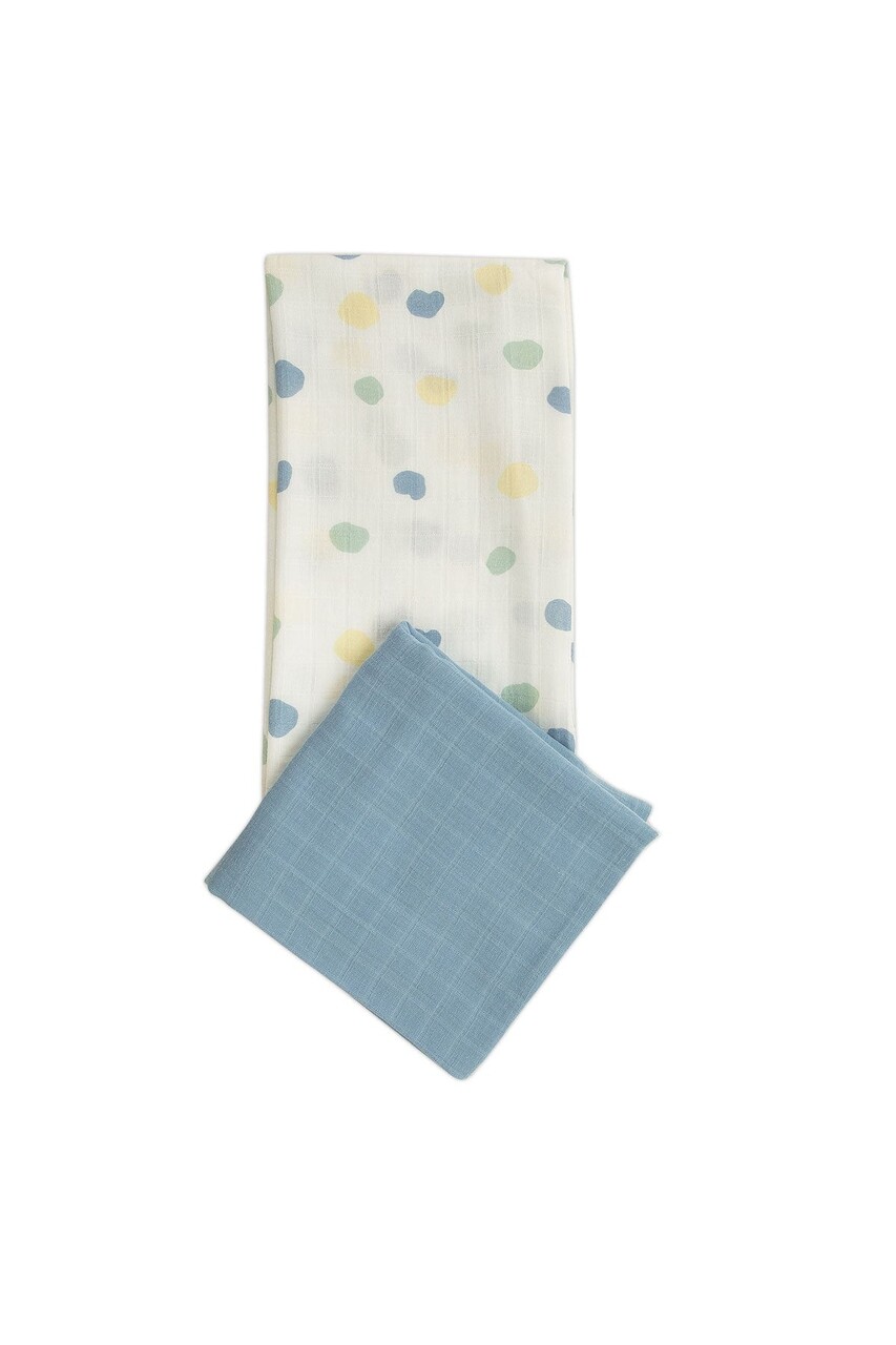 Set prosoape pentru bebeluși, JR Mori, M000008118, Bumbac, Albastru