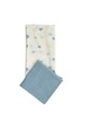 Set prosoape pentru bebeluși, JR Mori, M000008118, Bumbac, Albastru