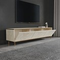 Comoda TV, Inarch, Imaj, Travertin / Auriu