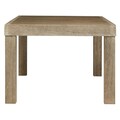 Set coltar cu 2 masute, Silo Point, L.339/270 l.94 H.88.9 cm, lemn de eucalipt, natur/gri