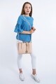 Geanta Beverly Hills Polo Club, 602, piele ecologica, roz pudrat