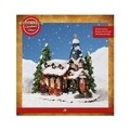 Decoratiune luminoasa Xmas, Lumineo, 1 LED, 18x26x27 cm, polyston, multicolor
