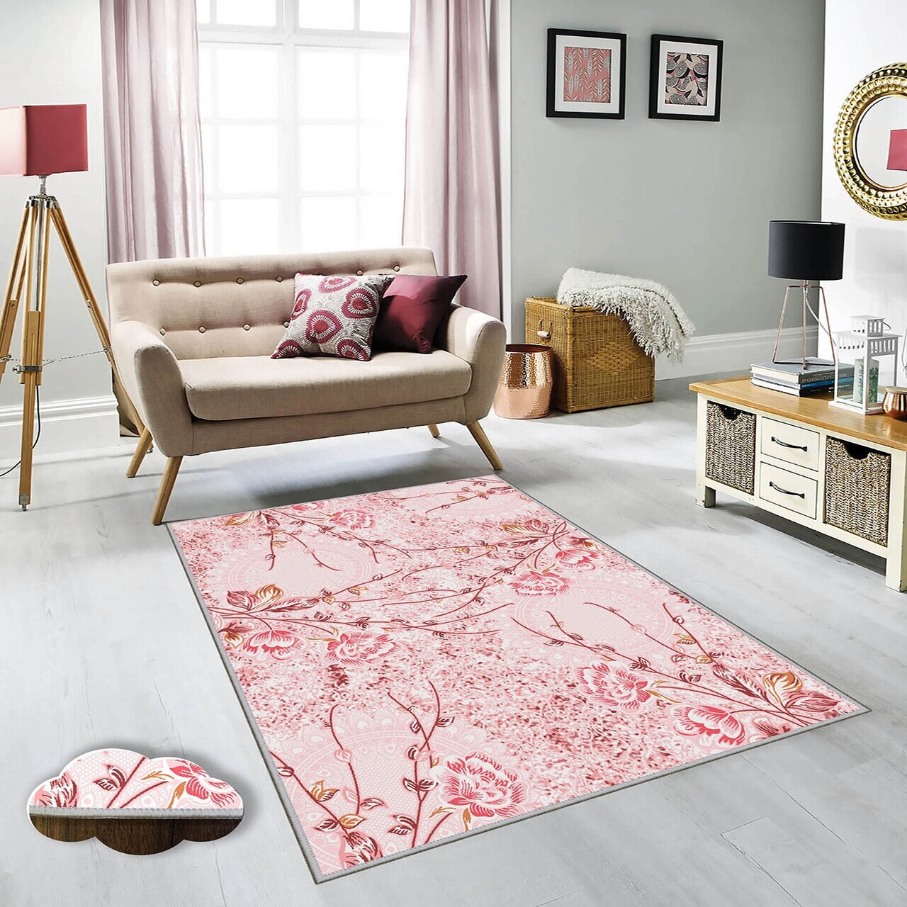 Covor Eexfab1179-2 120x180 cm Poliester Multicolor