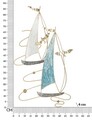 Decoratiune de perete Vela Color, Mauro Ferretti, 51.4 x 87 cm, fier, multicolor