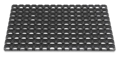 Covoras de intrare gabu, decorino, 40x60 cm, cauciuc, negru