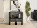 Raft de perete ELTAP, Jugis, 80x40x80 cm, PAL/PVC, negru