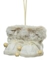 Glob Boots White, Decoris, 7x9x7 cm, poliester, alb