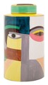 Vas decorativ Piccassy Color Top, Mauro Ferretti, 19x33 cm, ceramica, rosu inchis