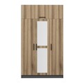 Dulap pentru haine, Minerva, Minar 3 Kapak 255, 135x255x52 cm, PAL, Iată-l