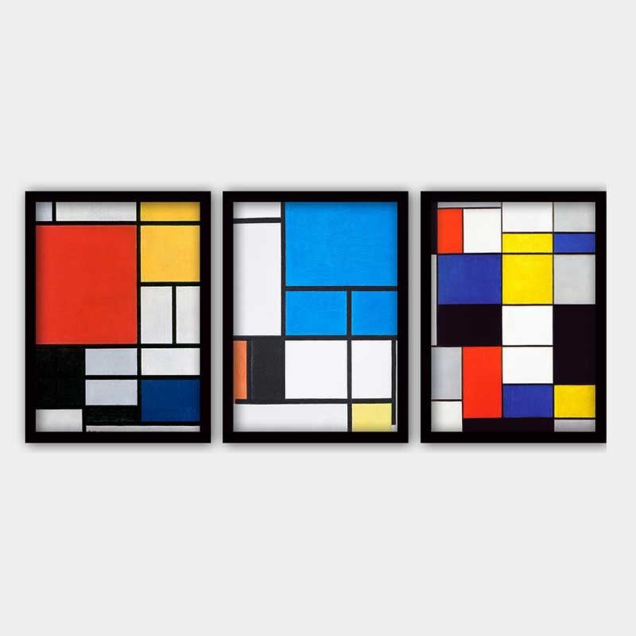 Set 3 tablouri decorative 3SC_UN3219929_3545 Polistiren Multicolor