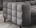 Coltar extensibil dreapta 5 locuri ELTAP, RT-04AU, Ferucce, 276x200x93 cm, lemn/poliester, gri