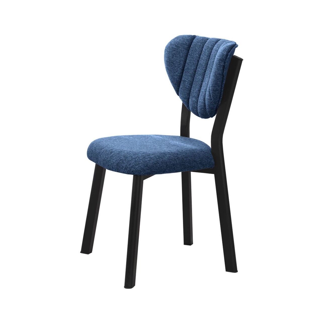 Scaun, Hanah Home, Elma, 47x85x45 cm, Albastru navy - view 5