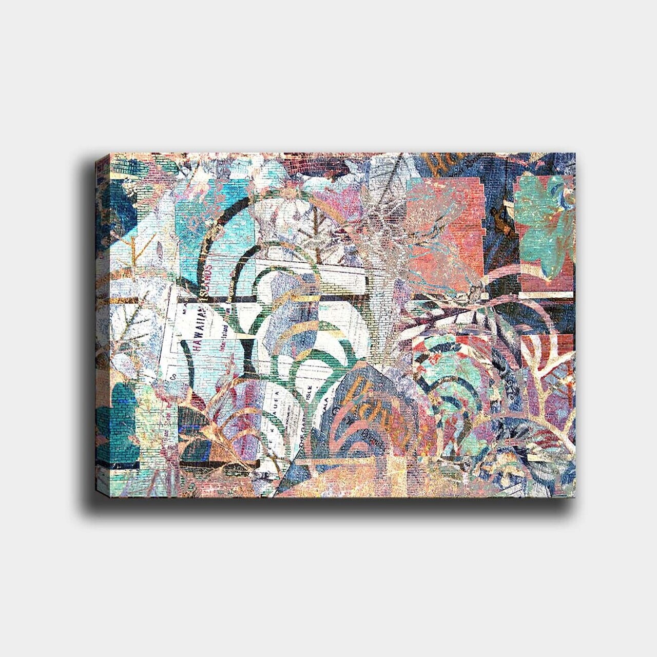 Tablou decorativ, 65372131_70100, Canvas, Rama din lemn (grosime 3 cm), Multicolor — imaginea 2