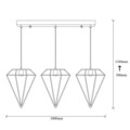 Lustra, Opviq, 892OPV1623, Fier, Cupru