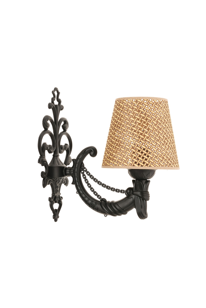 Aplica de perete, Opviq, 390FLH2349, Natural/Negru - view 2