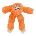 Jucarie de plus pentru caini Monkey S, Gloria, 19 x 6 x 21 cm, poliester, portocaliu