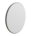 Oglinda decorativa, Siam, Ozze, 60x60x2.2 cm, MDF , Negru