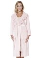Halat de casa dama, Luisa Moretti, LMS-2085, bambus/bumbac, roz, marimea 34/36 - S