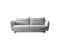 Canapea extensibila 4 locuri ELTAP, SO-SIL-04SO, Silva, 236x95x90 cm, lemn/poliester, gri deschis