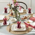 Set de mic dejun, Karaca, 216KRC1251, Portelan , Farfurie intinsa 21.4x21.3x2.2 cm, Multicolor