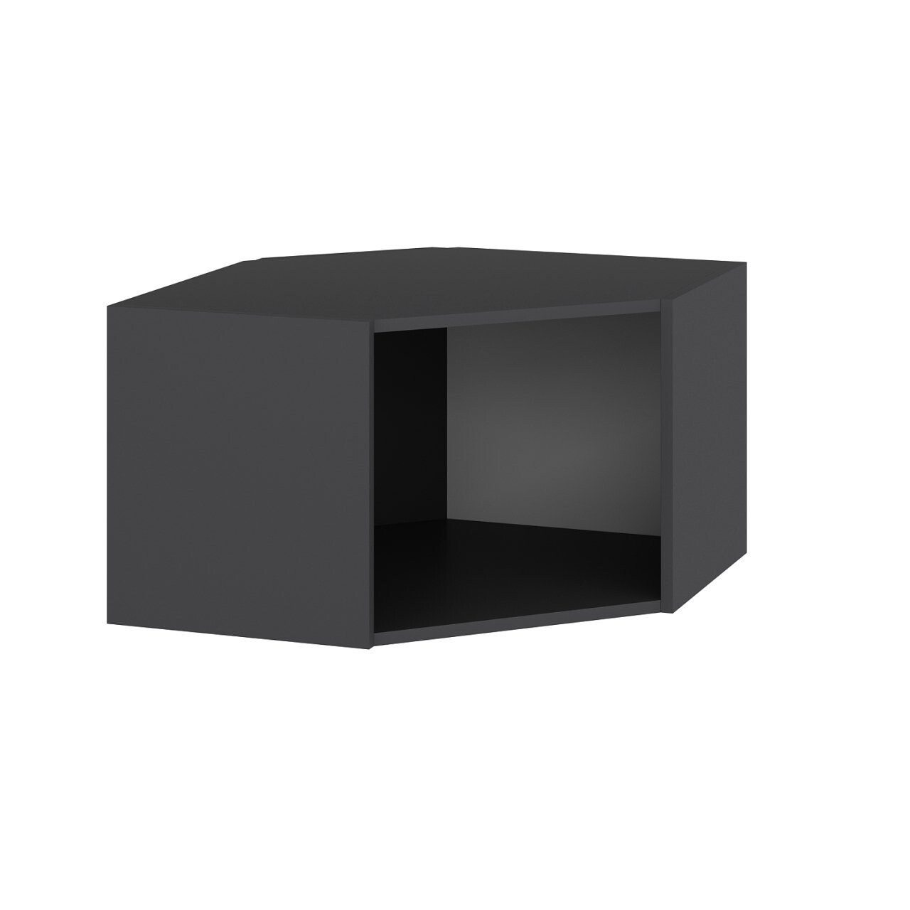 Dulap de perete, Minerva, Kale Corner, 74x45x54 cm, PAL, Antracit - 2 | YEO
