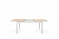 Masa extensibila, Finori, Bergen 50, 160 - 215 x 75 x 90 cm, PAL/MDF, stejar/alb